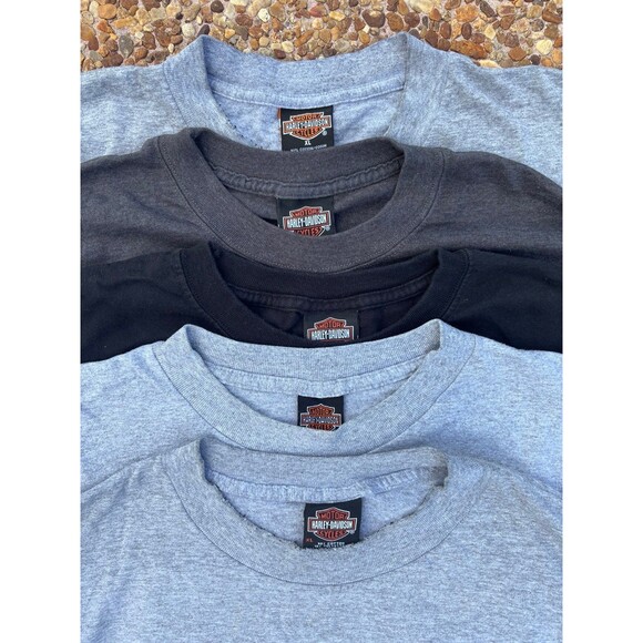 (5) Harley Davidson t shirt lot - Picture 3 of 3